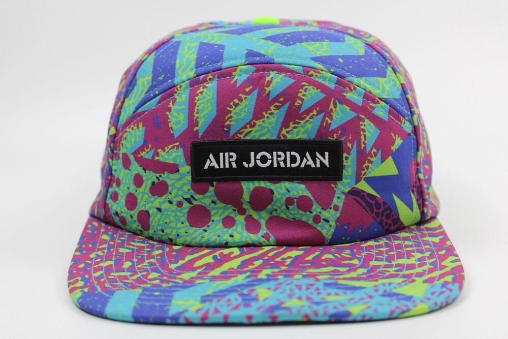 Nike Air Jordan Legacy 5 Panel Strapback Adjustable Cap Retro Fresh Prince Hat